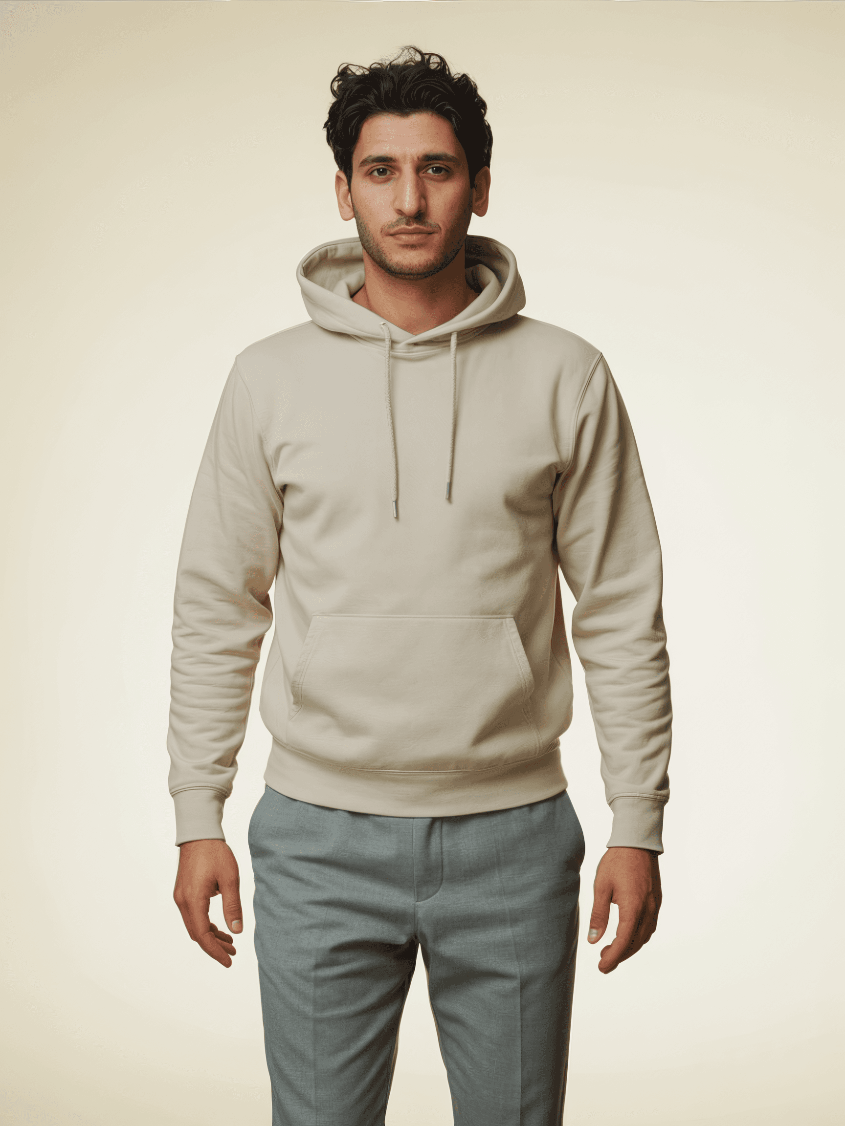 Hoodie, Mineral Cream