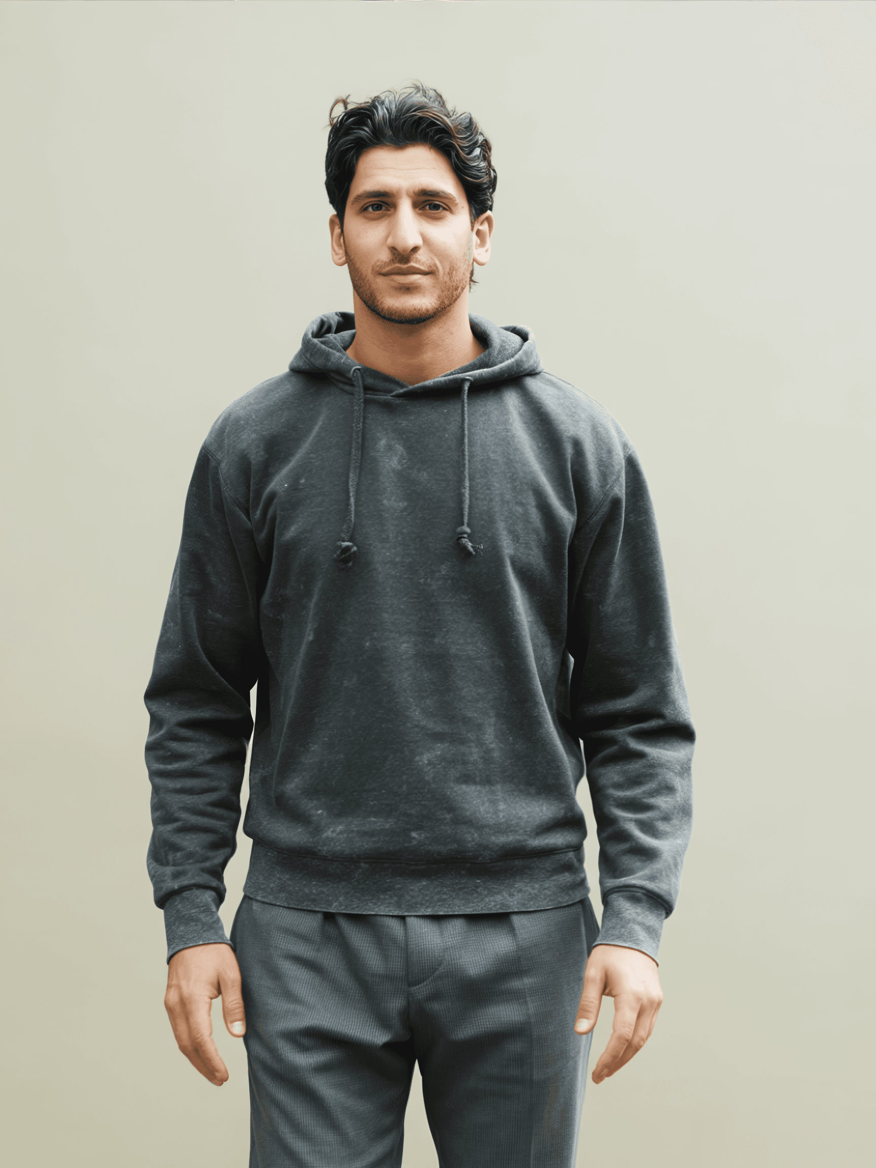 Hoodie, Washed Charcoal