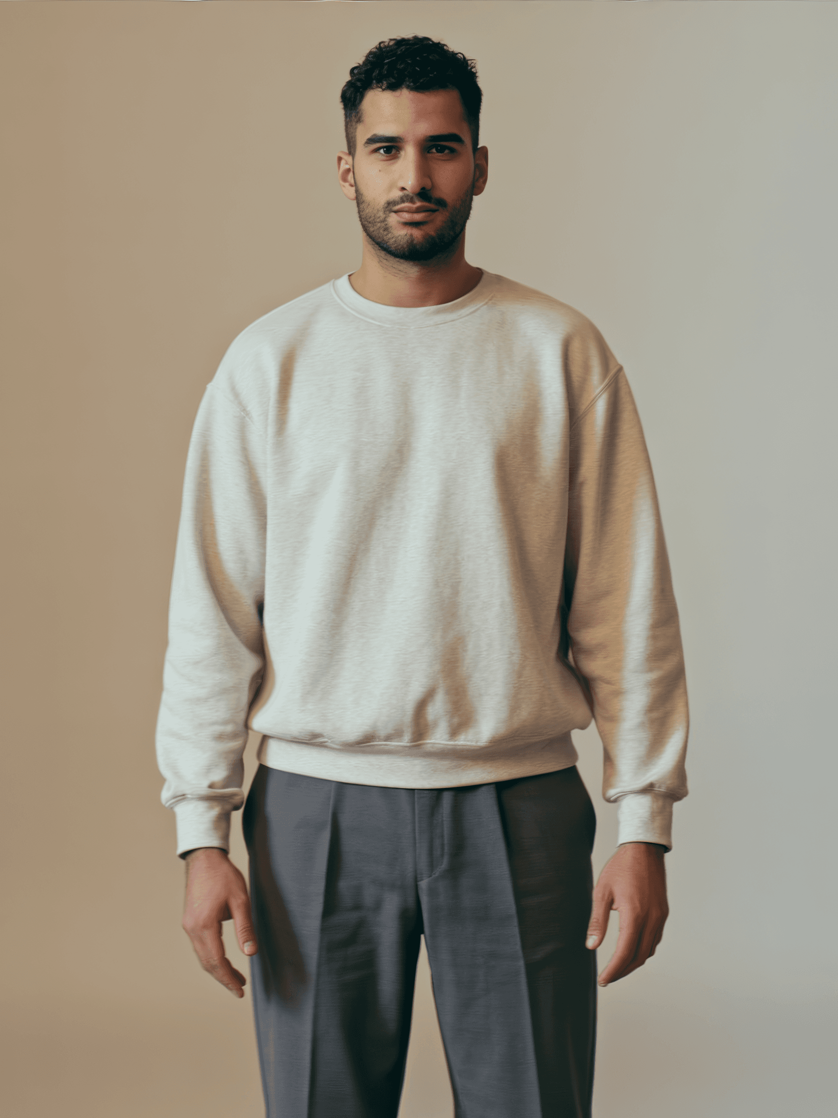 Heavyweight Sweatshirt, Mineral Cream