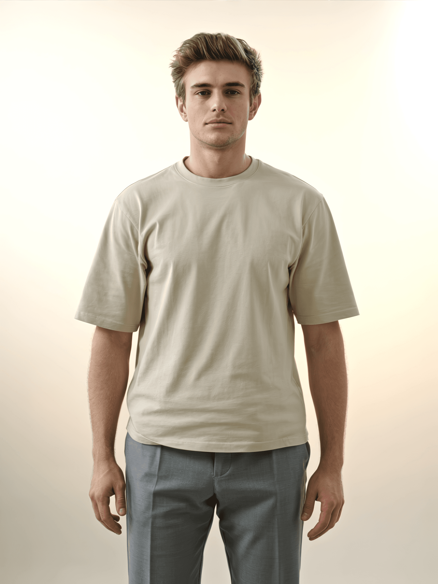 Relaxed Tee, Mineral Cream